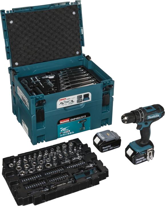 Productafbeelding Makita DHP482JX13 Snoerloze Klopboormachine (Oplaadbare batterij)