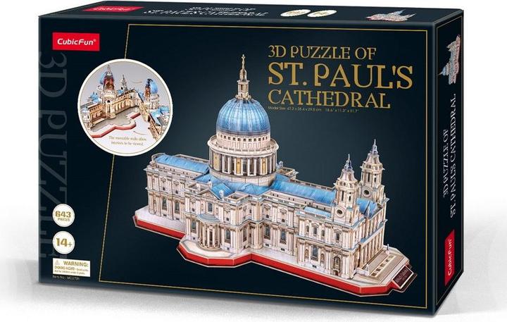 Immagine prodotto Cubicfun CUBIC FUN Puzzle 3D "Cattedrale di San Paolo (643 pezzi)