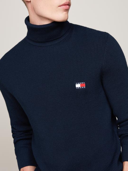 Immagine prodotto Tommy Hilfiger Tommy Jeans Slim Fit Coltrui met wol - Donkerblauw - Maat S (S)
