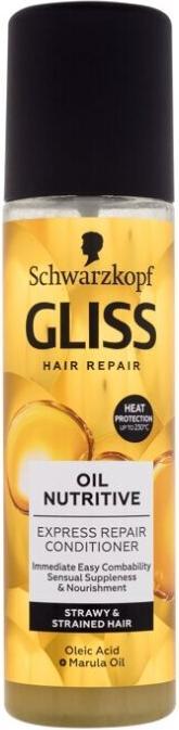 Actual product image Schwarzkopf Gliss Kur GLISS Oil Nutritive Express Repair Conditioner 200ml (200 ml)