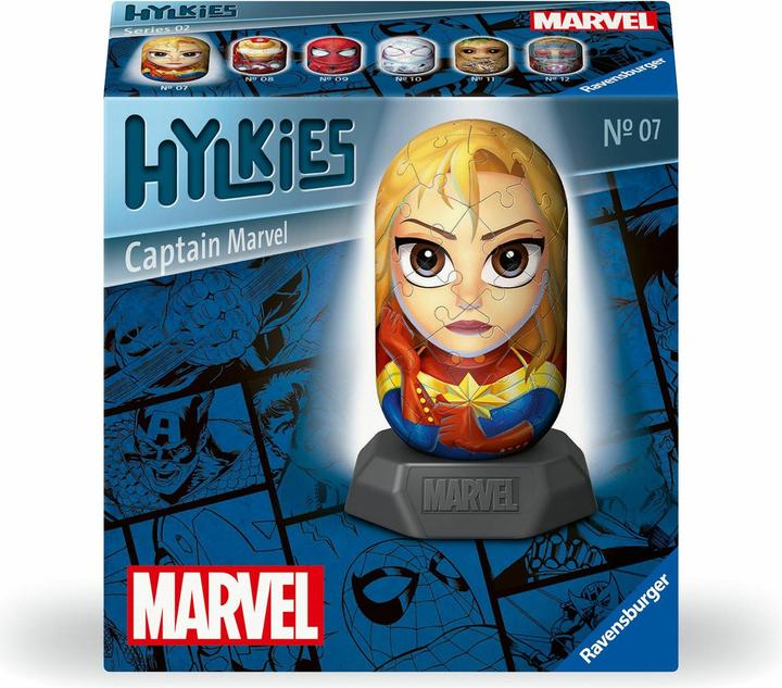 Image du produit Ravensburger Hylkies : La nouvelle série de figurines à assembler soi-même. Figurine #07 - Capitaine (54 pièces)