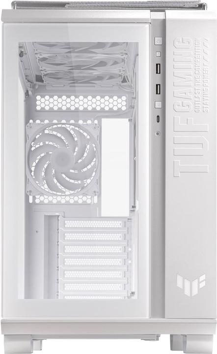 Actual product image ASUS Case TUF GT502 PLUS TG Gaming White (mATX, Mini-ITX, ATX)