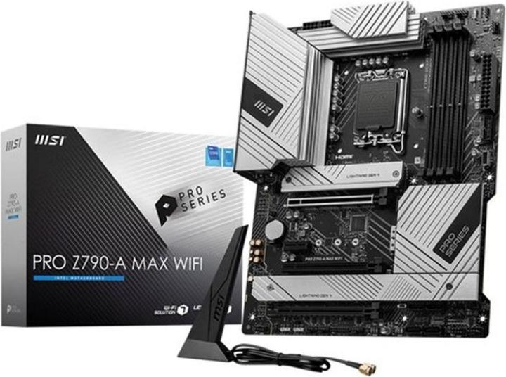 Immagine prodotto MSI PRO Z790-A MAX Wifi (Z790,S1700,ATX,DDR5) (LGA 1700, Intel Z790, ATX)