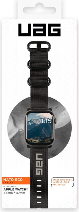 Produktbild UAG Nato Eco Strap Apple Watch 42/44mm schw. (Apple Watch)