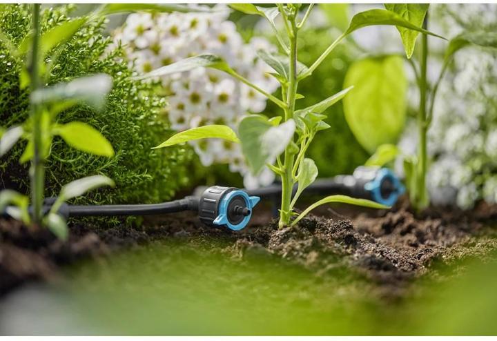 Produktbild Gardena Regulierbarer Reihentropfer (5x) (Tropfbewässerung Tropfer)