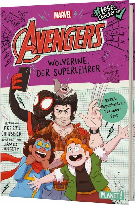 Produktbild Planet Avengers 3: Wolverine, der Superlehrer (Deutsch, Preeti Chhibber, Kerstin Fricke, James Lancett, 2023)