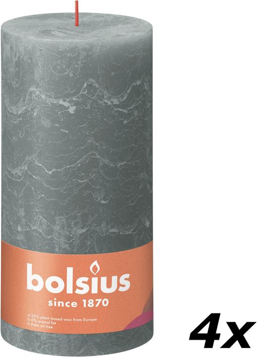 Actual product image Bolsius Set of 4 Pillar Candle (4 pcs.)