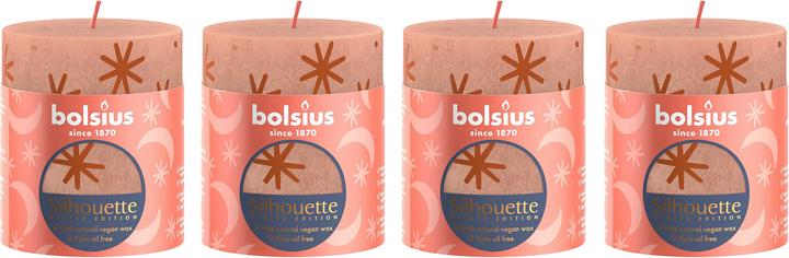 Produktbild Bolsius 4er-Set Stumpenkerze (4 Stk.)