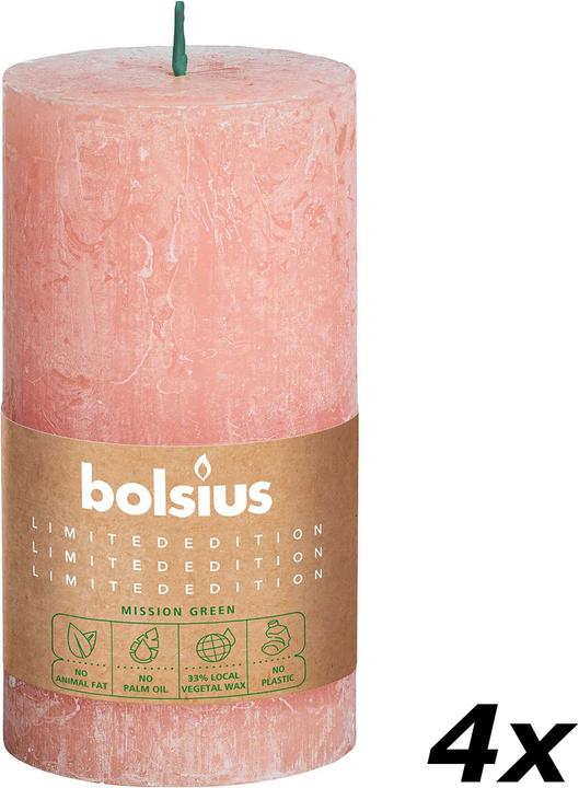 Immagine prodotto Bolsius Set di 4 candele a colonna (4 pz.)
