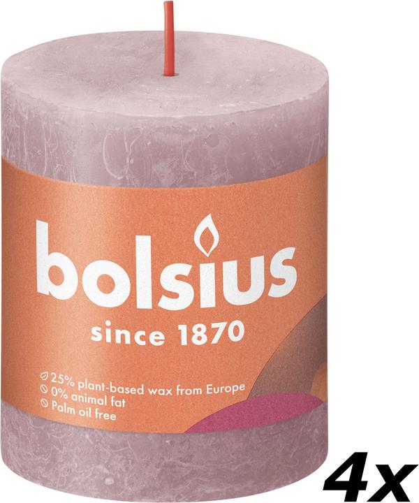 Immagine prodotto Bolsius Set di 4 candele a colonna (4 pz.)