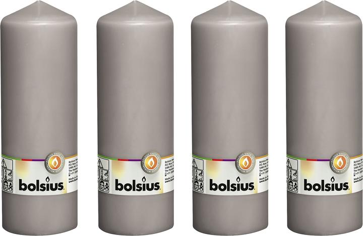 Actual product image Bolsius Set of 4 Pillar Candle (4 pcs.)