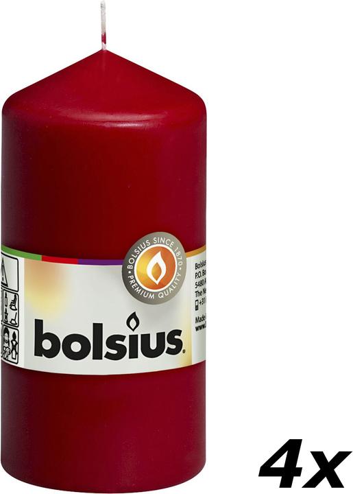 Actual product image Bolsius Set of 4 Pillar Candle (4 pcs.)