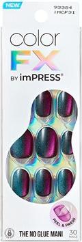 KISS Self-Adhesive Nails Impress Color Fx Before Hours - 30 Pieces