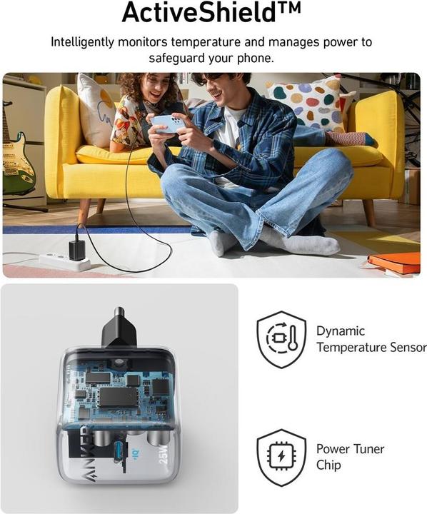 Actual product image Anker 312 Charger (25 W)