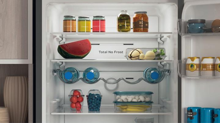 Actual product image Indesit INFC9 TI22X Free-standing fridge freezer 367 L E Stainless steel (367 l)