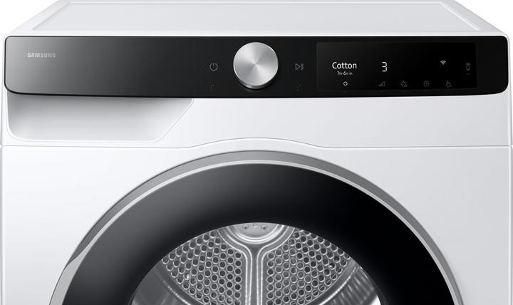 Produktbild Samsung DV6000T, Wärmepumpentrockner, 9 kg, EEK: A+++, mit Klartext-Display und AI Dry (9 kg, Rechts)