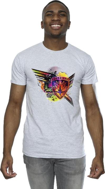 Produktbild Guardians Of The Galaxy Abstract Shield Chest TShirt (S)