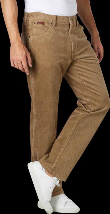 Produktbild Wrangler Texas Cord Pant Straight Fit Lead Grey (W40/L32)
