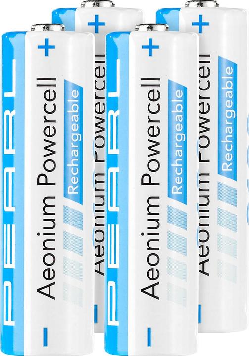 Produktbild Pearl Hybrid-Akku "Aeonium Powercell", 4er-Set (4 Stk., 2100 mAh)