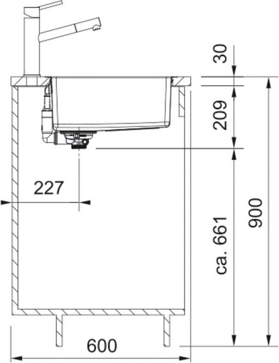 Produktbild Franke Edelstahlspüle Maris MRX 210-55 (Einbauspüle, 55 cm)