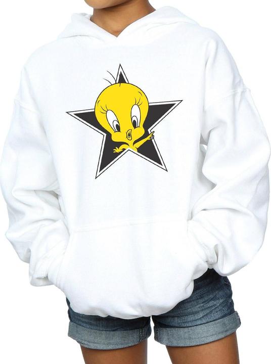 Produktbild Looney Tunes Tweety Pie Star Kapuzenpullover Mädchen (140, 146)