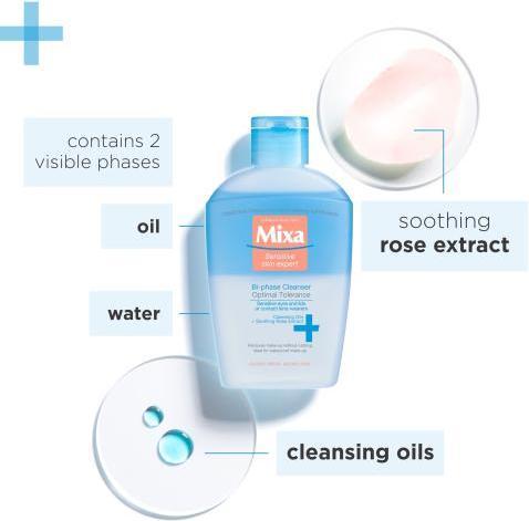 Image du produit Mixa Optimal Tolerance Bi-phase Cleanser (Démaquillant, 125 ml)