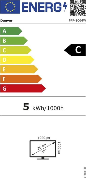 Actual product image Denver PFF-1064 (10", 1920 x 1200 pixels)