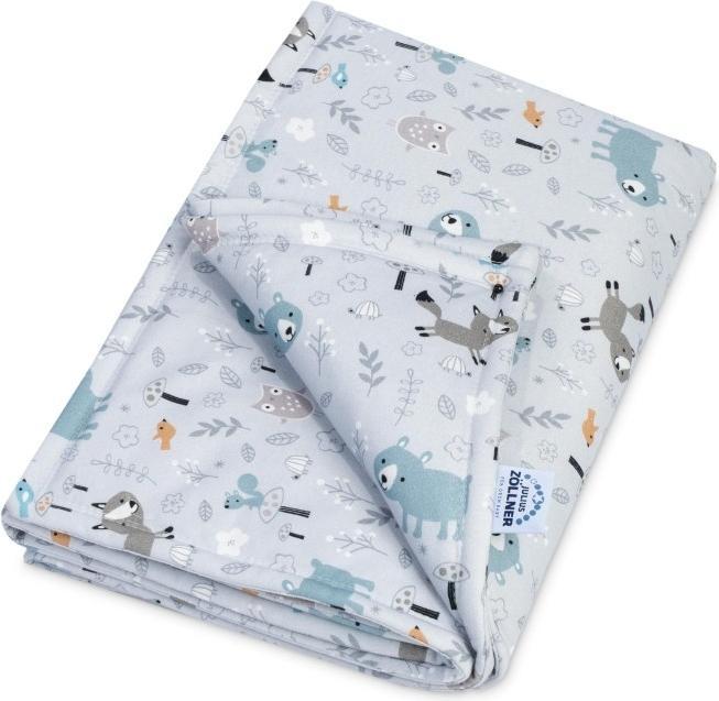 Actual product image Julius Zöllner Blanket jersey lined 70/100, Smart Friends (70 x 100 cm)