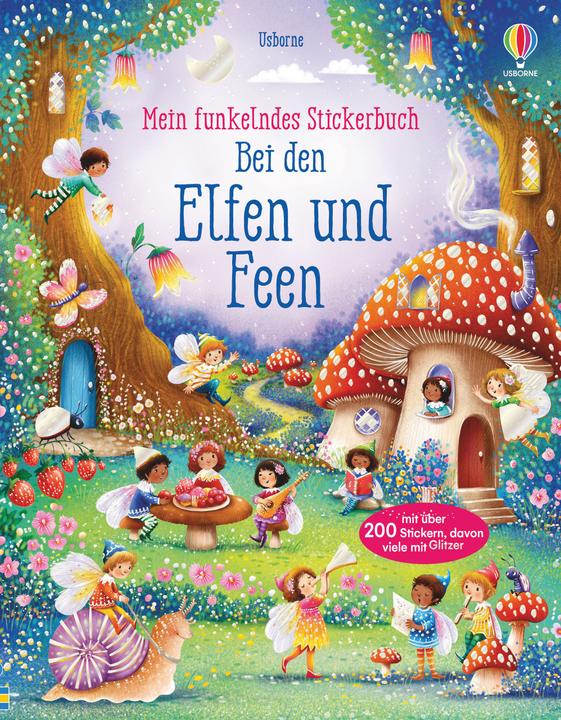 Mein funkelndes Stickerbuch: Bei den Elfen und Feen (Allemand, Fiona Wadden Sea, 2021)