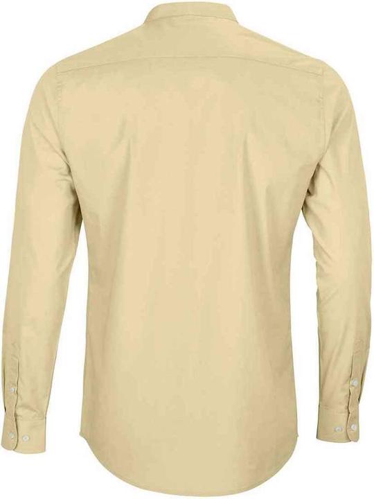 Actual product image Neoblu Mens Poplin Bart Mao Collar Long-Sleeved Formal Shirt (S)