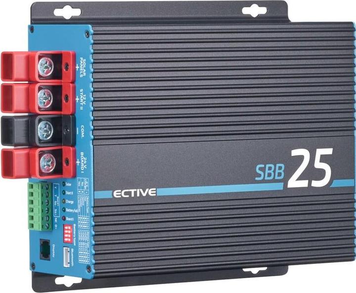 Produktbild Ective SBB 25 12V auf 24V Ladebooster mit MPPT-Laderegler 25A (12V, 24V, 30 A)