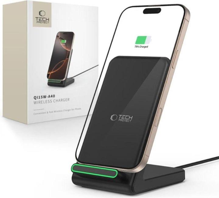 Tech-Protect Dock station QI15W-A40 WIRELESS CHARGE Black