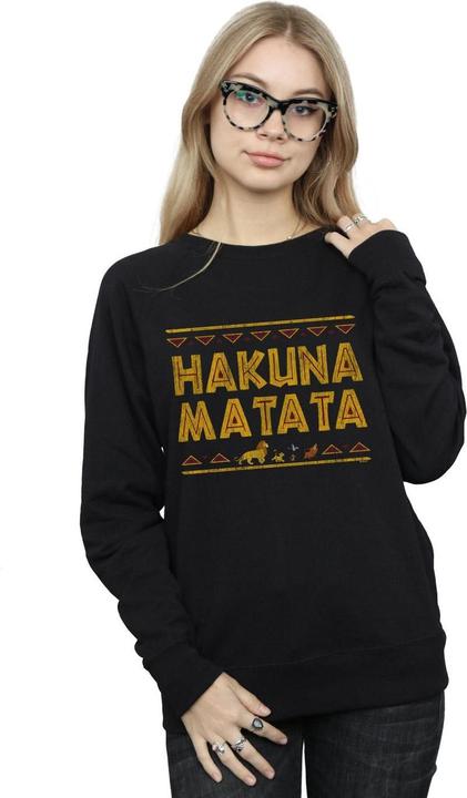 Actual product image Disney Womens/Ladies The Lion King Hakuna Matata Sweatshirt (XXL)