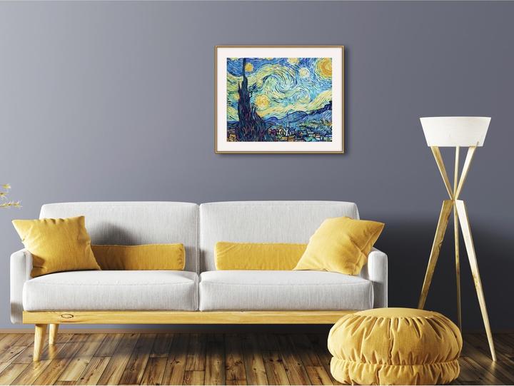Actual product image Schipper Painting set Painting by numbers Starry night