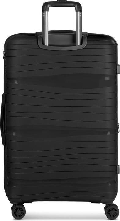 Image du produit D&N Travel Line 4300-Plus 4 roues Trolley L 76 cm avec soufflet extensible (96 l, XL (à partir de 115l))