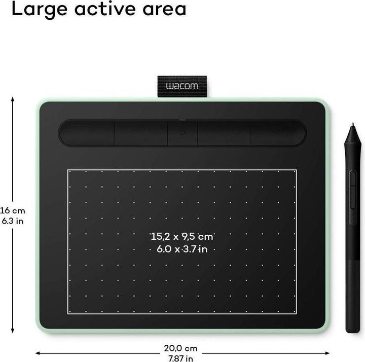 Actual product image Wacom Intuos S BT (7", 2540 lpi)
