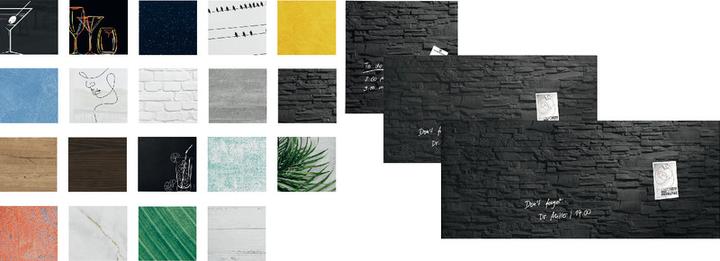 Actual product image Sigel Glass magnetic board Artverum with design (Magnet board, 48 x 48 cm)