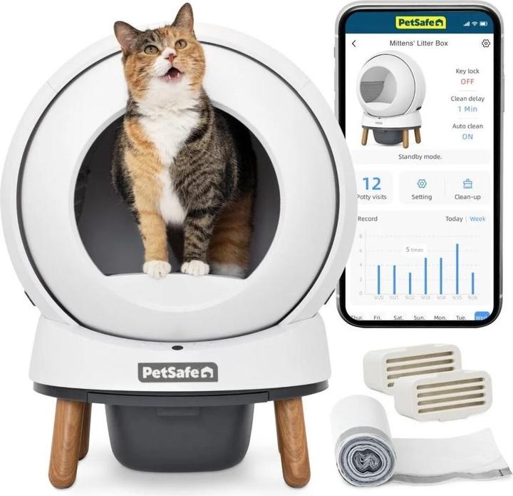 Actual product image PetSafe Ecom Smartspin Auto Litter Box robot - (72984917986) (Self-cleaning litter tray)