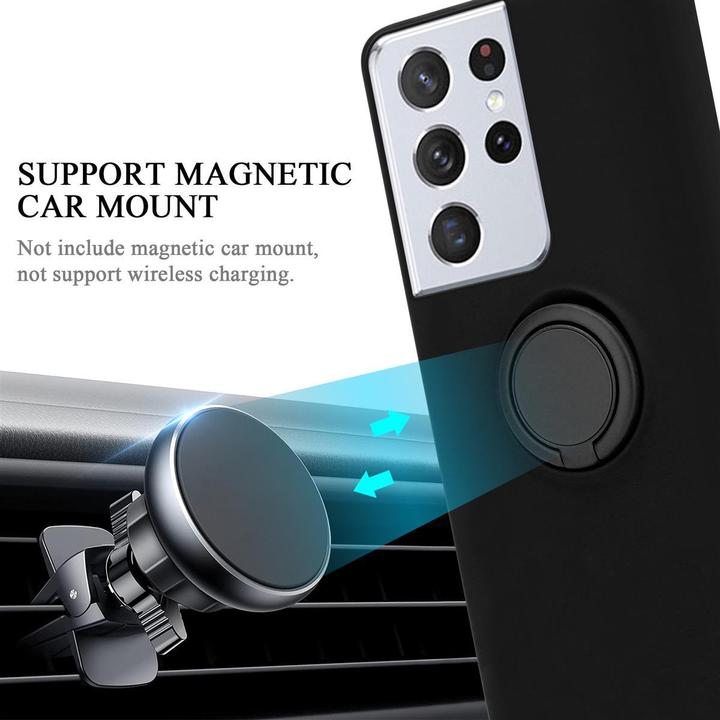Actual product image Cadorabo TPU Liquid Ring Silicone Case Cover (Samsung Galaxy S21 Ultra)