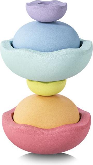 Actual product image Stapelstein ® Inside Rainbow Pastel, set of 6