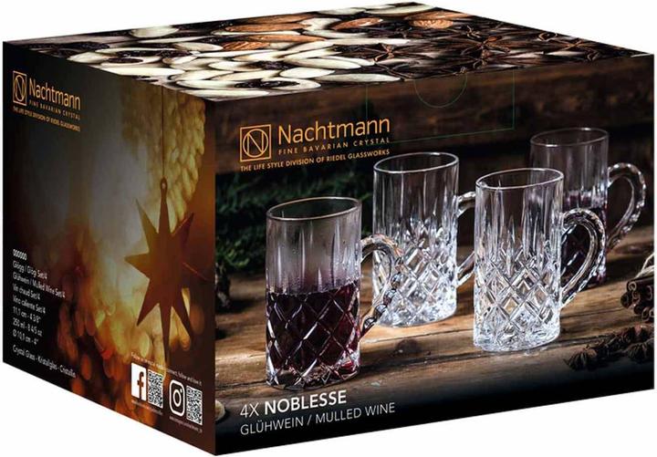 Immagine prodotto Nachtmann Bicchieri da vin brulé Noblesse (25 cl, 4 Occhiali, Bicchieri da vino bianco)