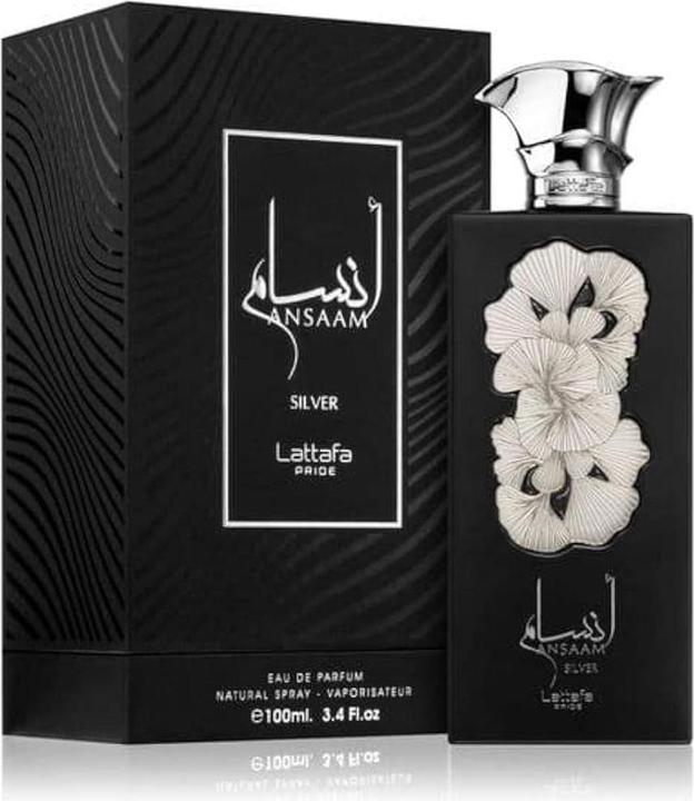 Lattafa Perfumes Pride Ansaam Silver (Eau de Parfum, 100 ml)