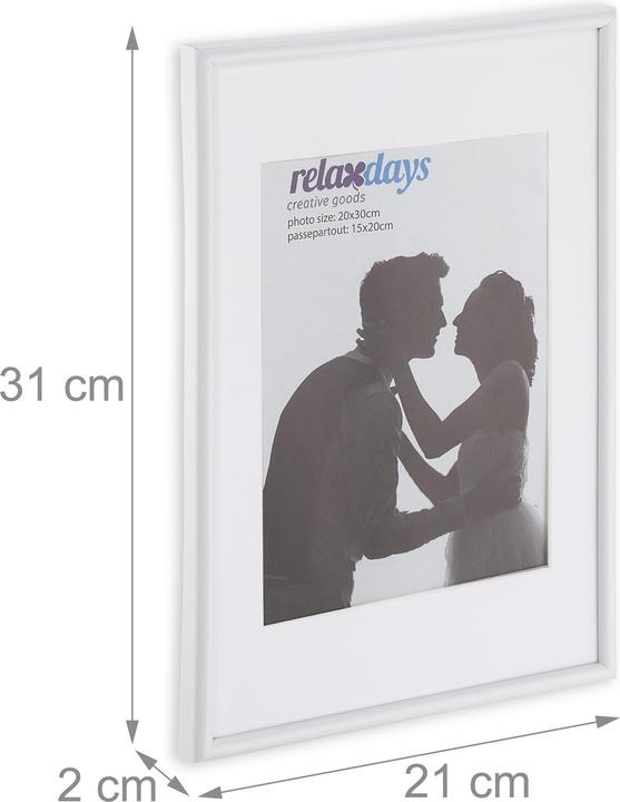 Produktbild Relaxdays 2x Bilderrahmen (20 x 20 cm)