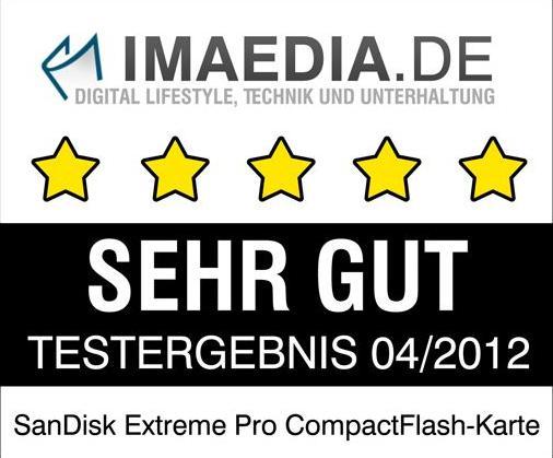 Actual product image SanDisk Extreme Pro Compact Flash (128 GB, CF, UHS-I)