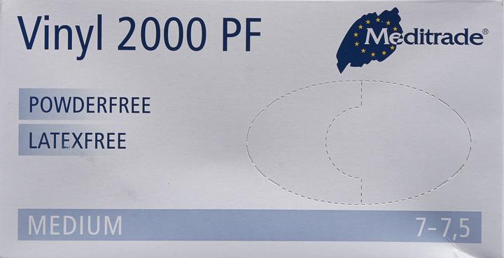 Produktbild Meditrade Vinyl 2000 PF Untersuchungshandschuhe puderfrei (M)