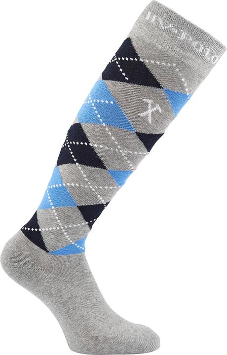 Grey Melange-White