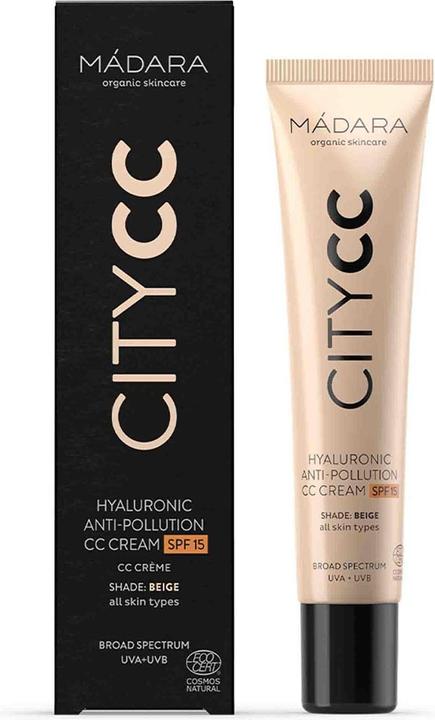 Immagine prodotto Madara Anti Pollution CC Cream SPF 15 BEIGE - "Crema da giorno colorata con fattore di protezione solare*. (Beige)