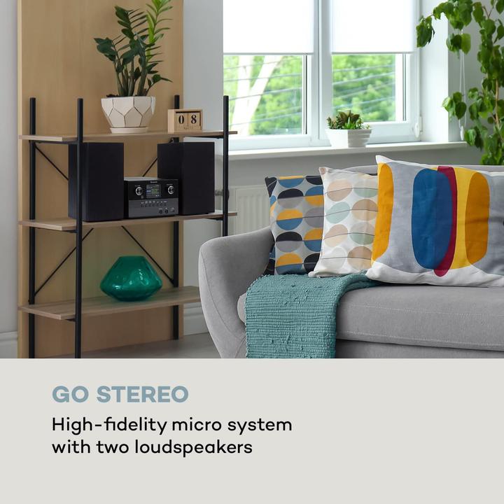Actual product image Auna Connect System S compact system, black
