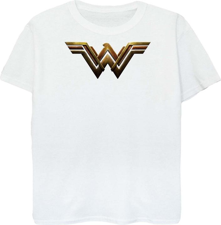 Produktbild Wonder Woman Mädchen Logo TShirt aus Baumwolle (140, 146)