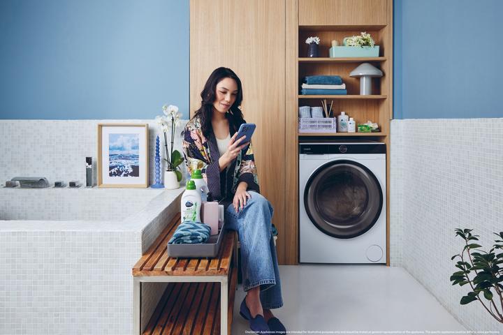 Actual product image Candy BWS6106B8-S Washer-dryer 53 cm 106 kg